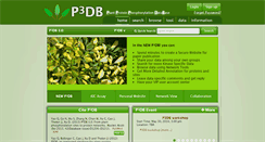 Desktop Screenshot of p3db.org
