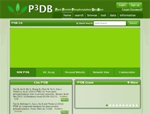 Tablet Screenshot of p3db.org